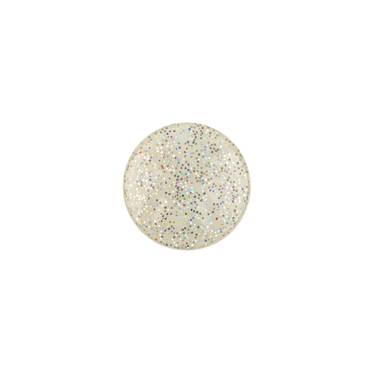 template--25130090922057__main-Silver Rainbow Glitter Translucent Shank Back Button - 20L/12.5mm