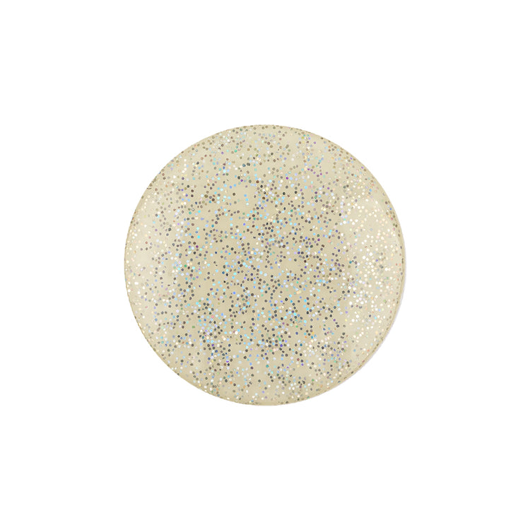 template--25130090922057__main-Silver Rainbow Glitter Translucent Shank Back Button - 36L/23mm