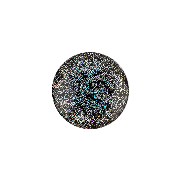 template--25130090922057__main-Black Rainbow Glitter Translucent Shank Back Button - 28L/18mm