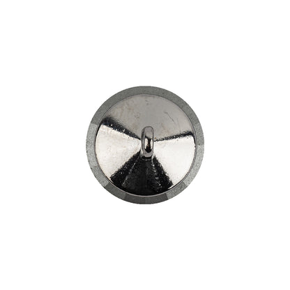 Vintage Swarovski Crystal AB and Silver Cone-Shaped Shank Back Button - 25L/16mm Detail