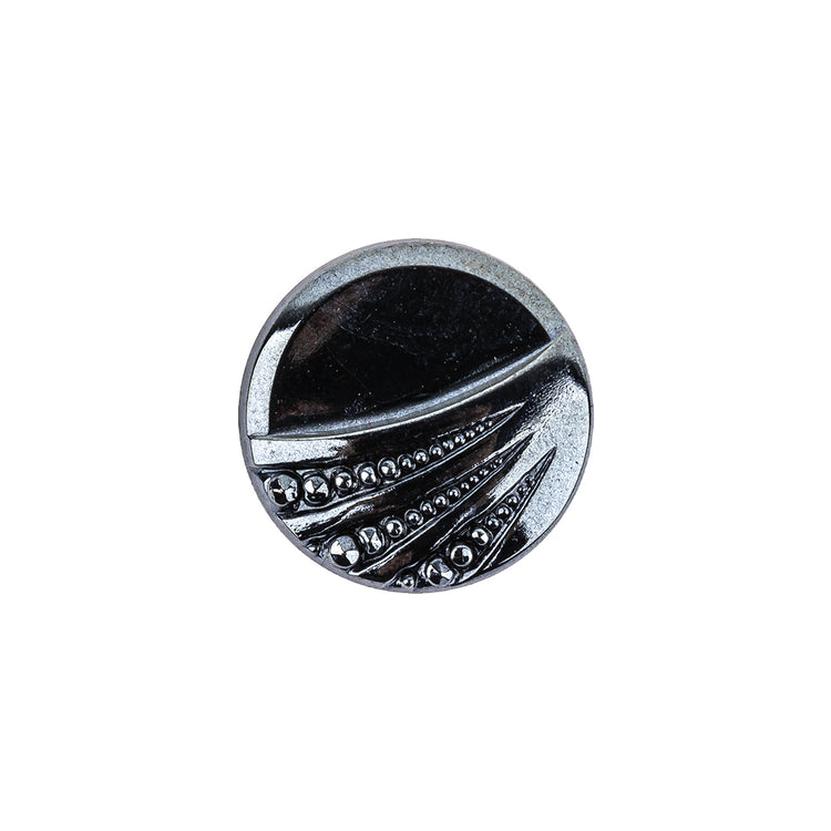 template--25130090922057__main-Vintage Dk Montana Classical Shank Back Glass Button - 28L/18mm