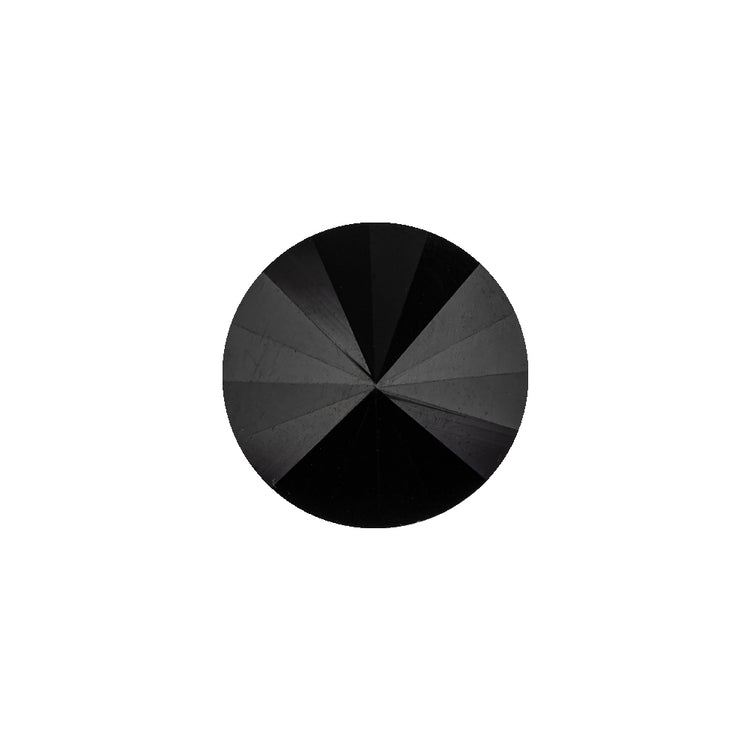 template--25130090922057__main-Vintage Swarovski Jet and Silver Cone-Shaped Shank Back Button - 25L/16mm