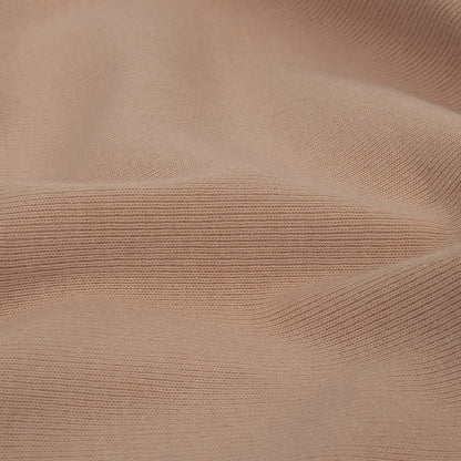 Helmut Lang Dusty Rose 1x1 Tubular Cotton Ribbed Knit Detail