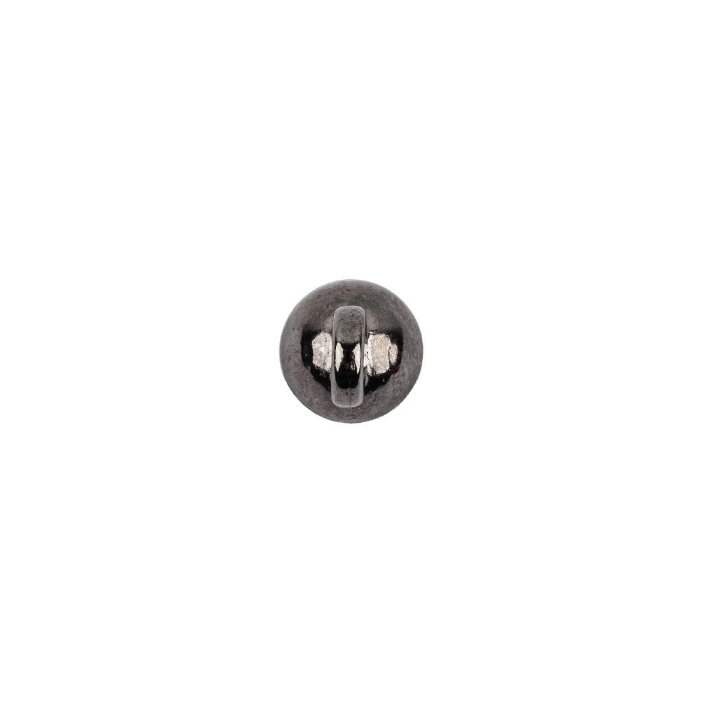 Spherical Silver Ball Shank Back Button - 12L/7.5mm Detail