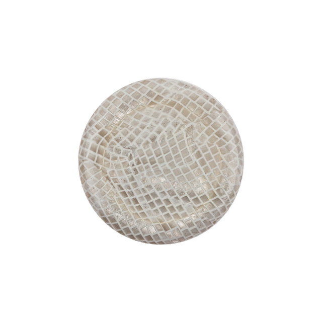 Snake and White Shank Back Plastic Button - 34L/21.5mm