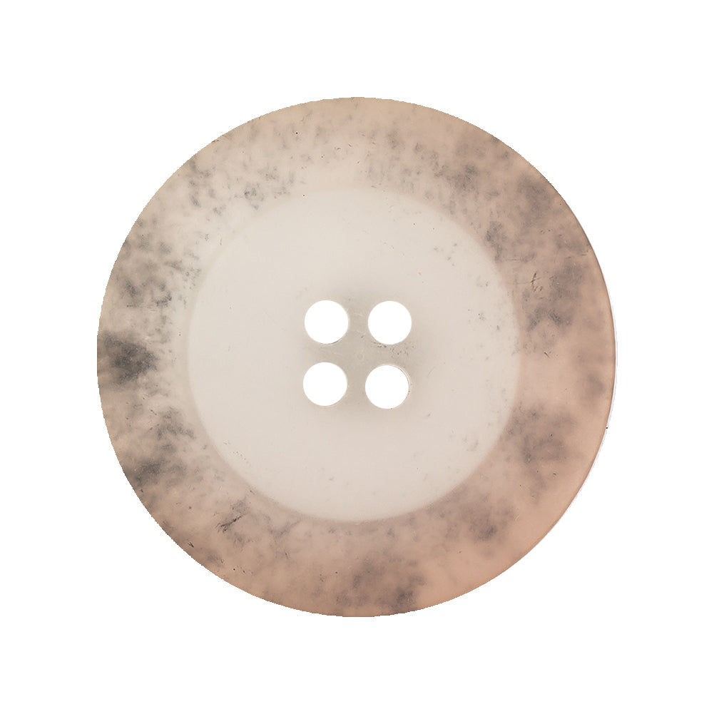 DL Sunlight and Black Speckled Translucent 4-Hole Button - 44L/28mm Detail