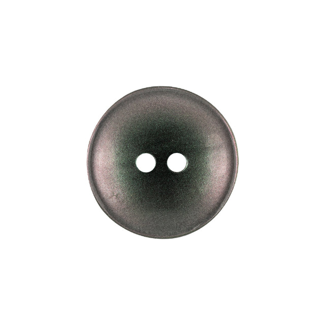 Gunmetal, Purple and Cilantro Iridescent 2-Hole Shallow Plate Button - 32L/20mm