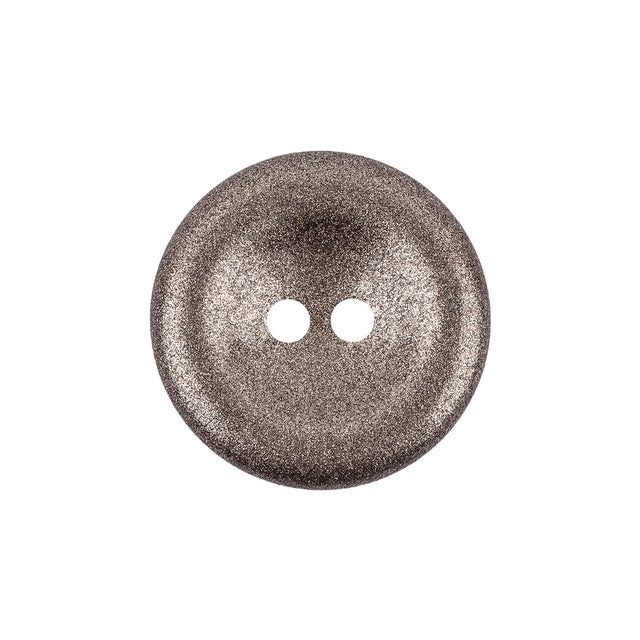 Raspberry Soda and Silver Glitter Iridescent 2-Hole Rolled Rim Button - 36L/23mm