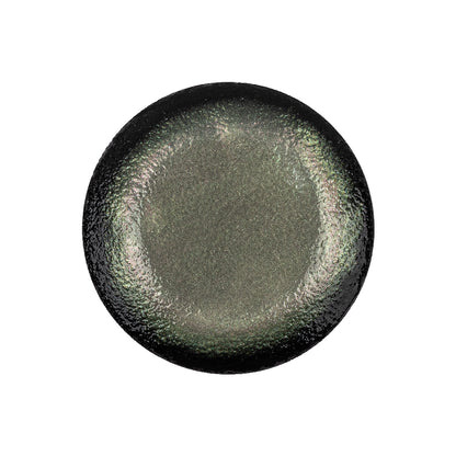 Italian Acidsmoke and Peridot Shank Back Button - 40L/25.5mm