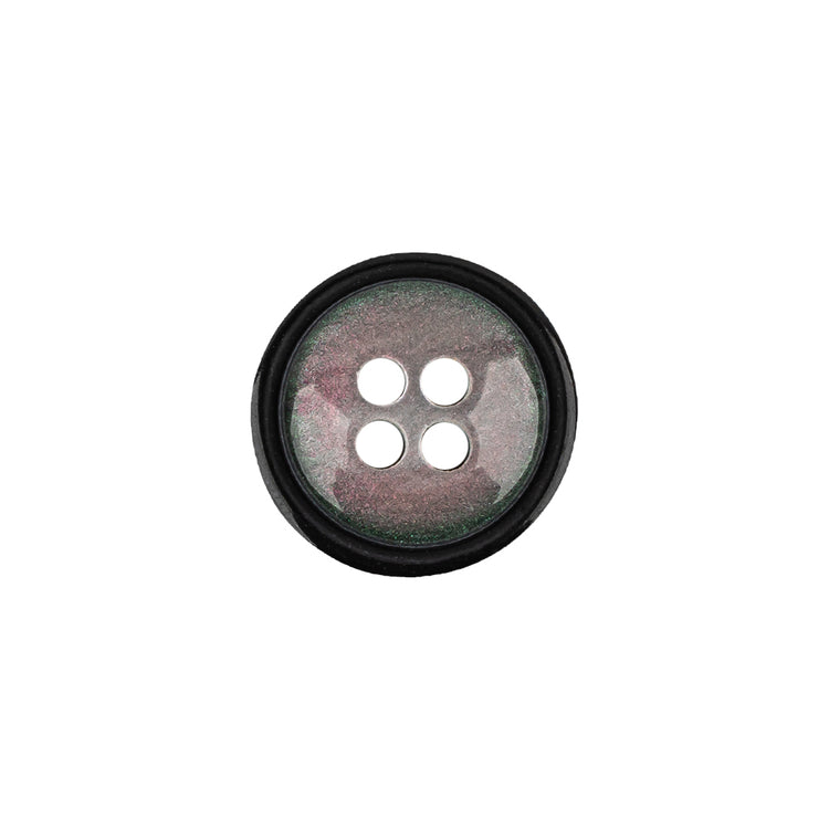 template--25130090922057__main-Italian Pink, Green and Smoke 4-Hole Domed Button - 24L/15mm