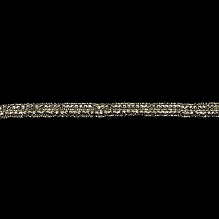 template--25130090922057__main-Vintage Two Row Silver Ball and Silver Lined Seed Beaded Trimming - 0.5"