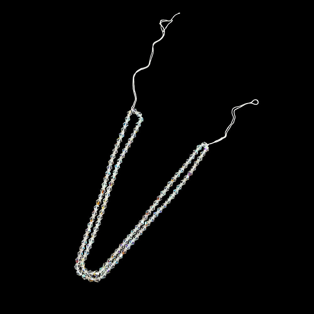 Vintage Iridescent Crystal Bead Trim - 6mm Detail