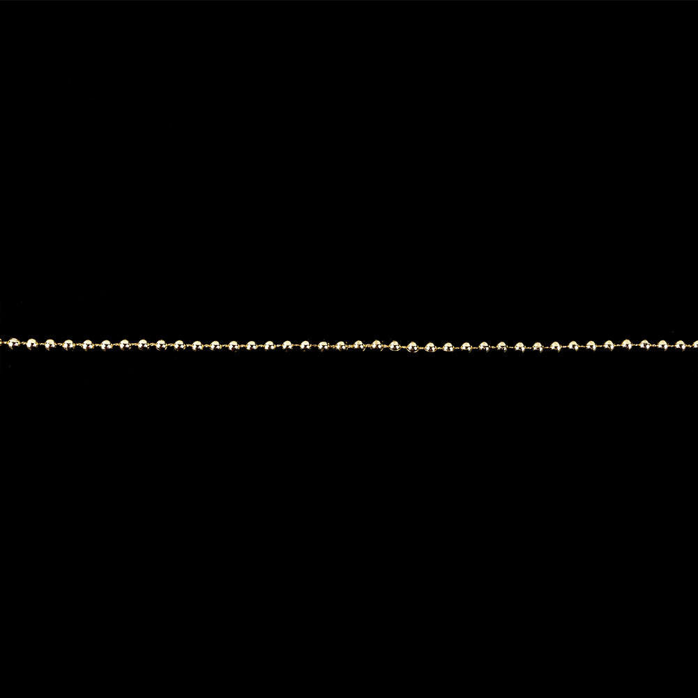 Vintage Gold Pearl Plastic Chain Trimming - 4mm