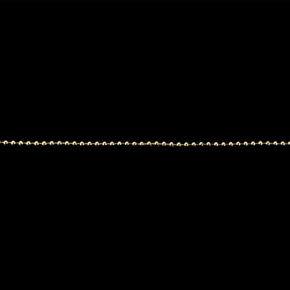 Vintage Gold Pearl Plastic Chain Trimming - 4mm