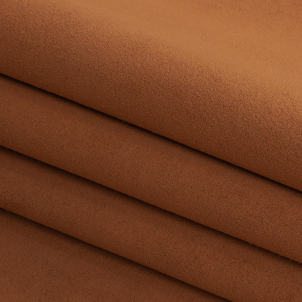 Italian Caramel Faux Ultrasuede Folded