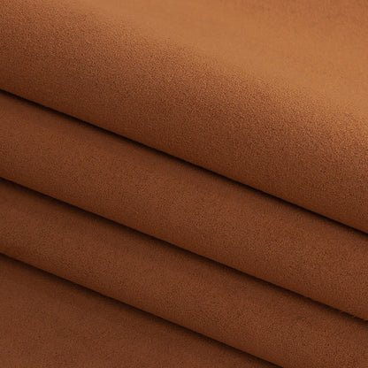 Italian Caramel Faux Ultrasuede Folded