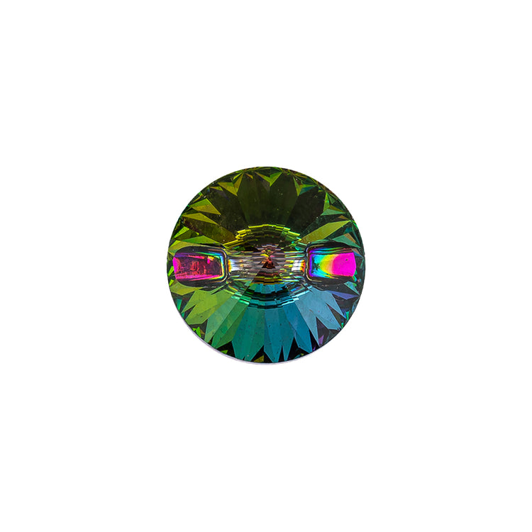 template--25130090922057__main-Vintage Swarovski Vitrail Medium and Silver Unfoiled Self Back Button - 22L/14mm