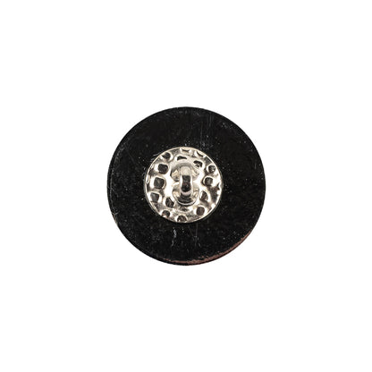 Vintage Swarovski Crystal Aluminum Foiled Dome-Shaped Shank Back Button - 28L/18mm Detail