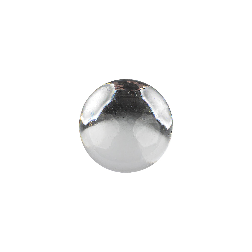 Vintage Swarovski Crystal Aluminum Foiled Dome-Shaped Shank Back Button - 22L/14mm