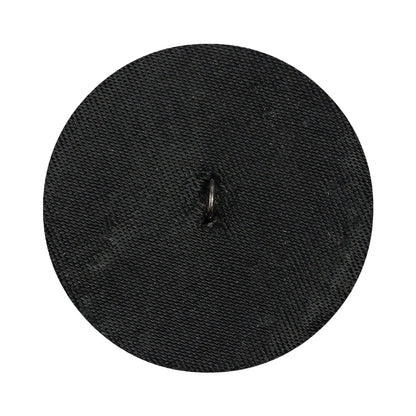 Vintage Black Chop Beaded Dome Shaped Shank Back Button - 52L/33mm Detail