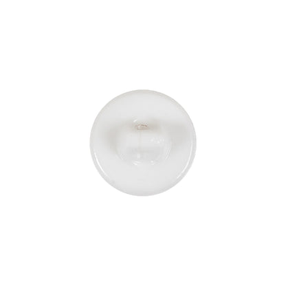 Vintage White and Red Apple Painted Shank Back Glass Button - 22L/14mm Detail