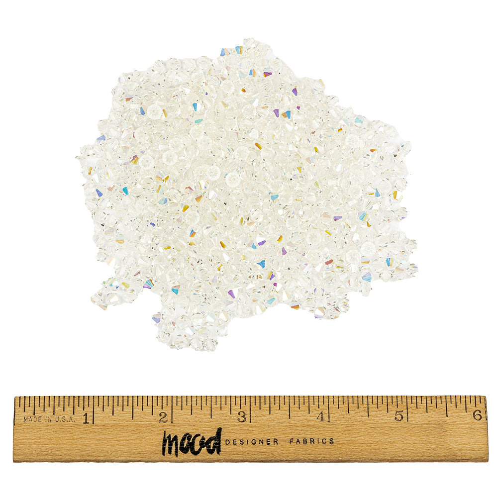 Vintage Crystal AB Bicone Rhinestone Beads - Full - Image 8 of 8