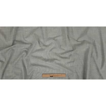 Italian Striated Gray Blended Viscose Woven Full