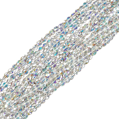 Vintage Crystal Iris Beaded Strands Bundle - 5mm x 9.5" Detail