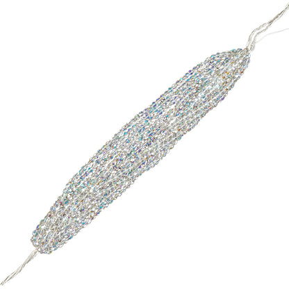 Vintage Crystal Iris Beaded Strands Bundle - 5mm x 9.5"