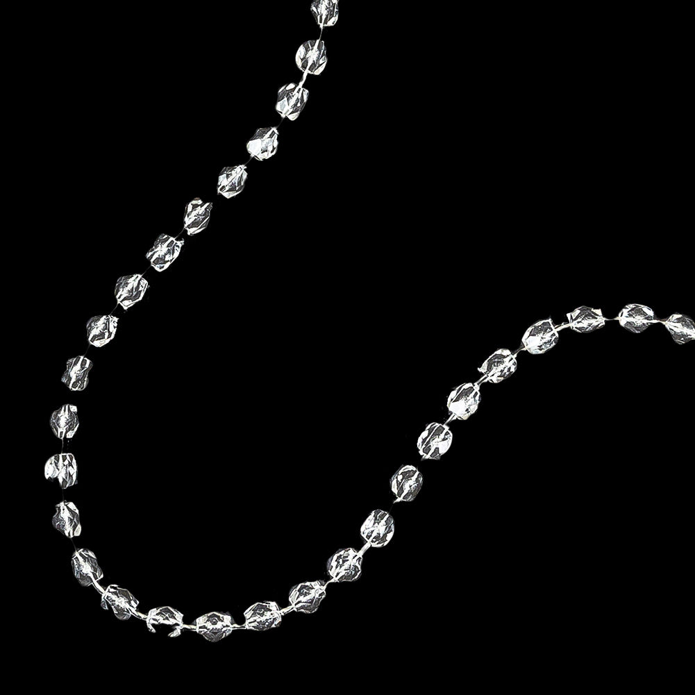 Vintage Crystal Beaded Strand - 4mm Detail