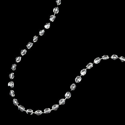 Vintage Crystal Beaded Strand - 4mm Detail
