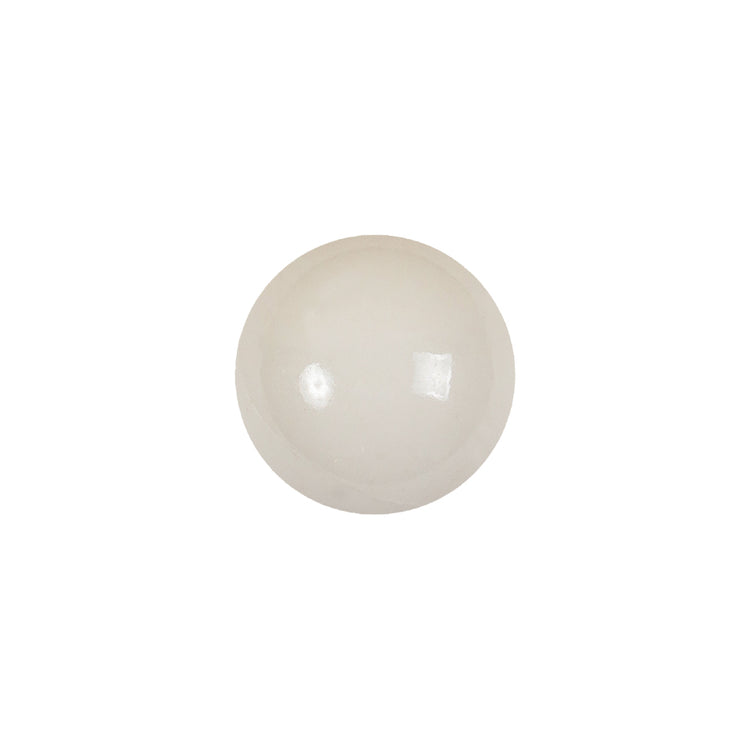 template--26688905969737__main-Vintage Chalk White Glass Shank Back Ball Button - 22L/14mm