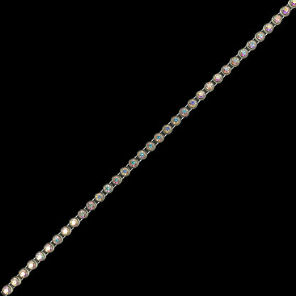 Vintage Crystal AB and Clear Rhinestone Trimming - 5mm