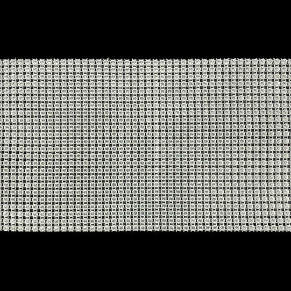 Vintage Crystal and White 24 Row Rhinestone Trim - 4.625"