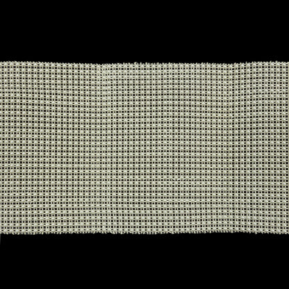Vintage Ivory Faux Pearl Dotted Mesh Trimming - 4.625"