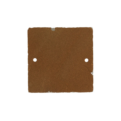 Vintage Crystal Sew-On Beveled Square Ornament with Gold Backing - 50L/23mm Detail