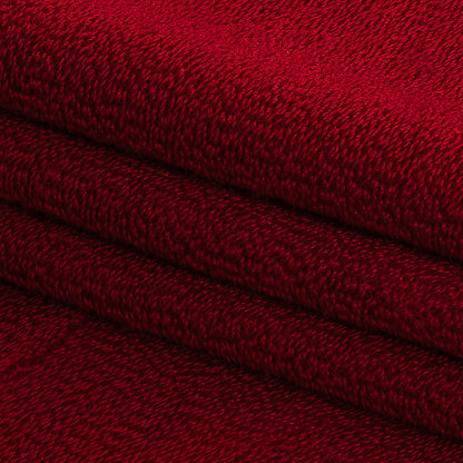 Red Radiant Rayon French Terry Folded