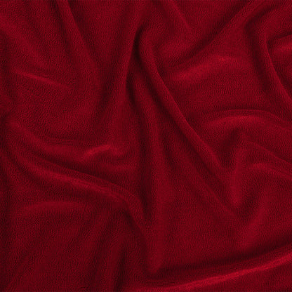 Red Radiant Rayon French Terry