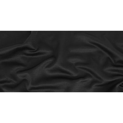 Black on Black Gridded Polyester Tweed Full