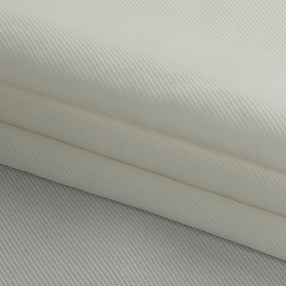 Cloud Dancer Sleek Polyester Twill Folded