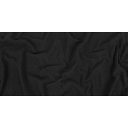 Black Basketwoven Chunky Cotton Coating Full