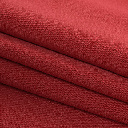 Italian Flamingo Pink Stretch Polyester Crepe Folded