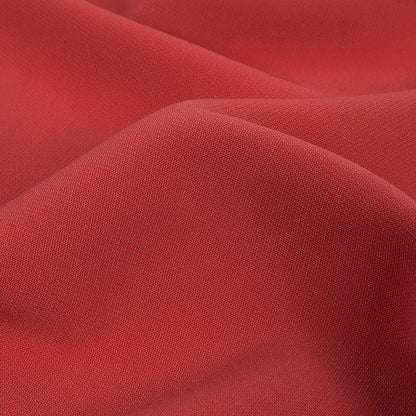 Italian Flamingo Pink Stretch Polyester Crepe Detail