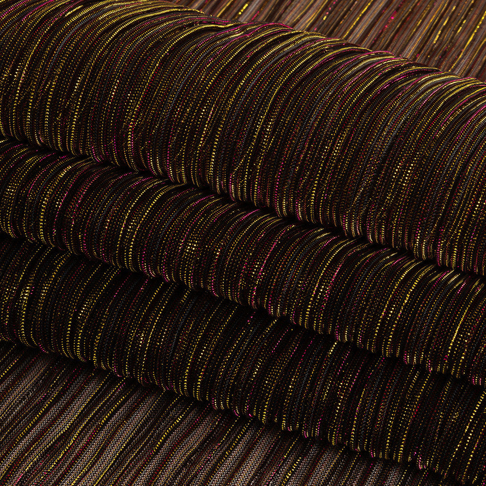 Metallic Berry Gloss and Firefly Two-Tone Plisse Folded