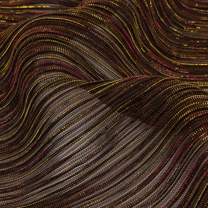 Metallic Berry Gloss and Firefly Two-Tone Plisse Detail