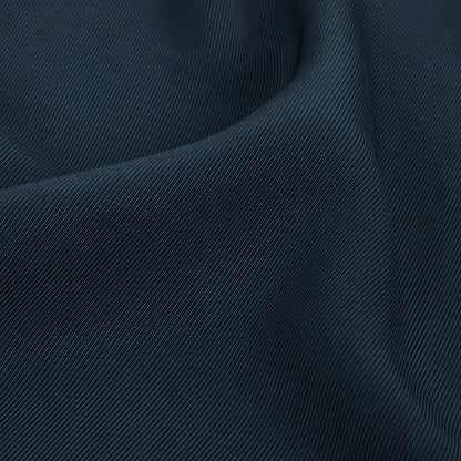 Navy Sleek Polyester Twill Detail