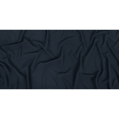 Navy Sleek Polyester Twill Full