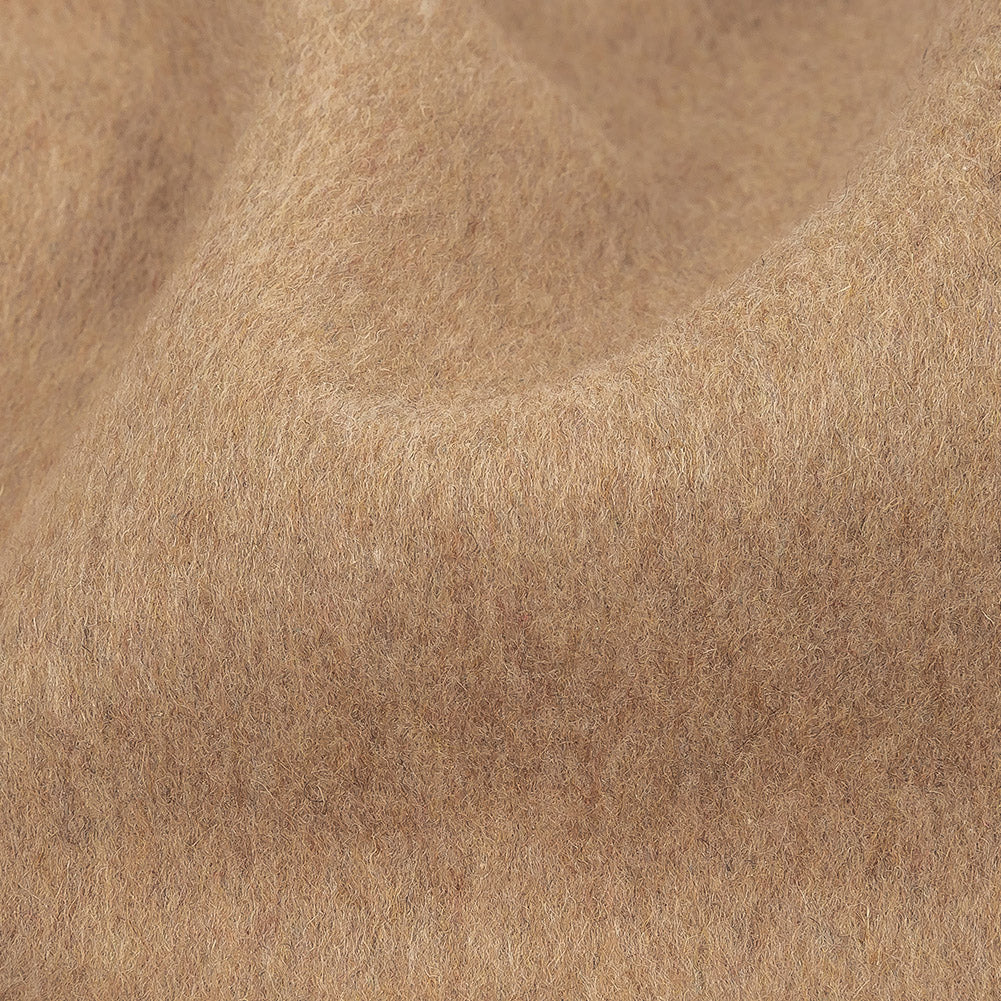 Warm Taupe Wool and Cashmere Double Cloth Detail