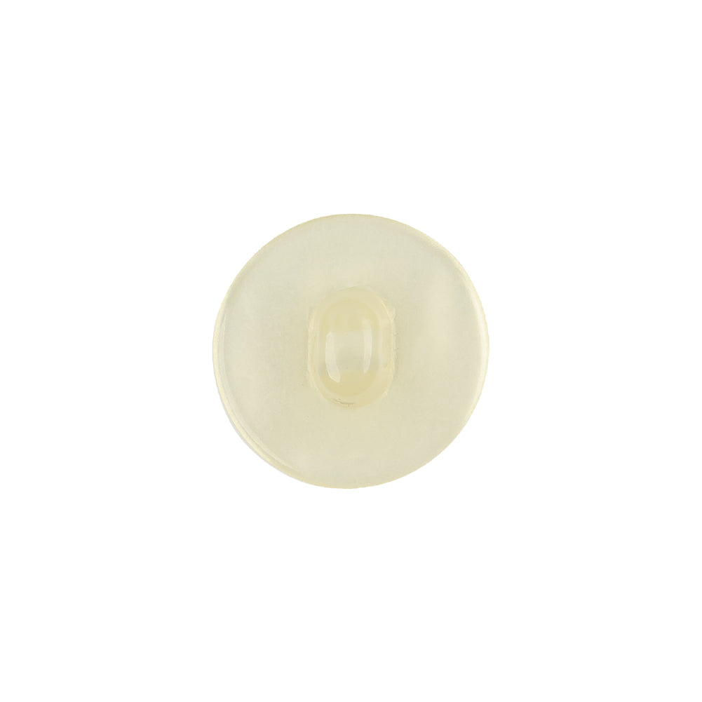 Vintage Ivory Abstract Pearlescent Shank Back Plastic Button - 24L/15mm Detail