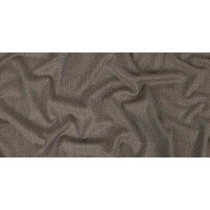 Italian Heathered Greige Super 110 Flannel Wool Suiting Full